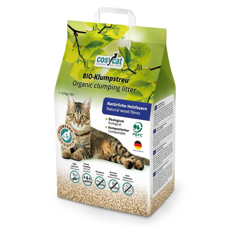 Compostella Bio-Katzenstreu Cosy Cat 10-Liter-Tragetasche - Produktbild