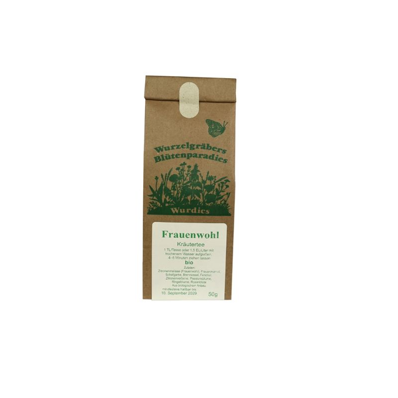 Wurzelgräbers Blütenparadies Wurdies Frauenwohl Kräutertee, bio - Produktbild