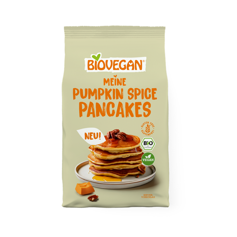 Biovegan Meine Pumpkin Spice Pancakes, BV, BIO, 6x200g - Produktbild