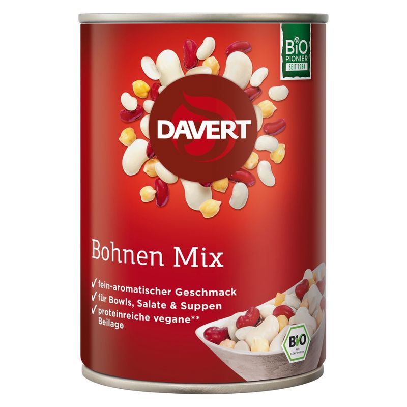 Davert Bohnen Mix 400g - Produktbild