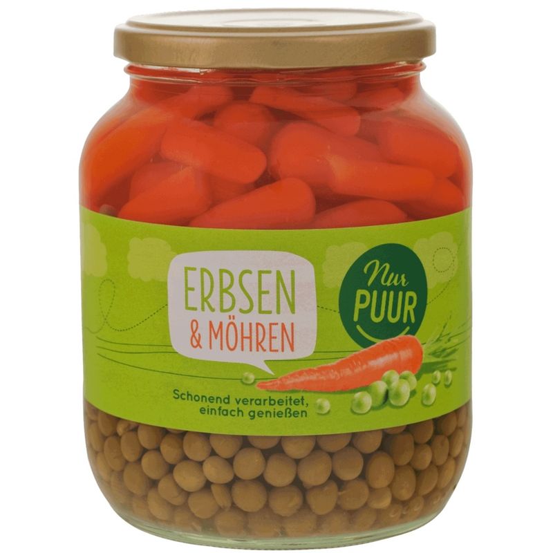 Nur Puur Erbsen & Möhren - Produktbild