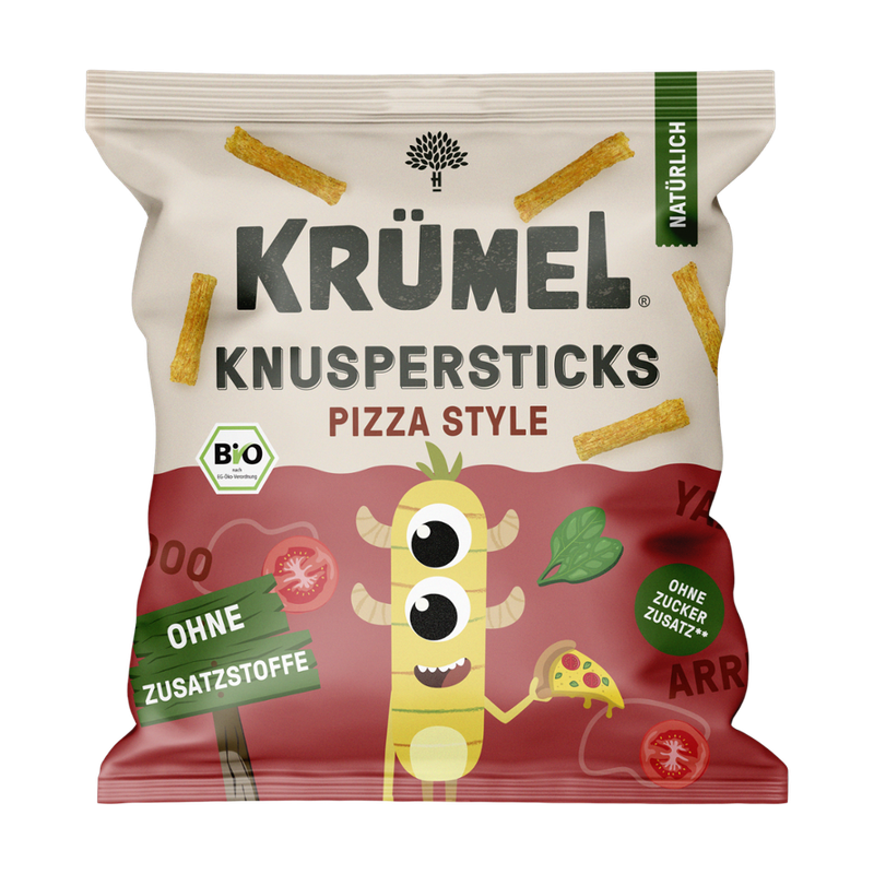 Krümel Krümel Bio Sticks Pizza 25g - Produktbild
