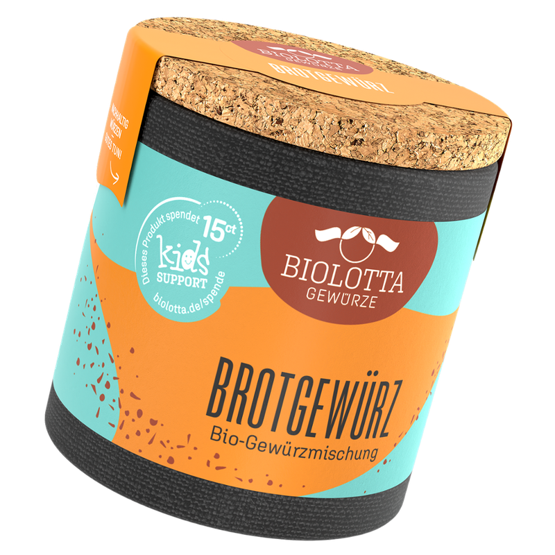 Biolotta Biolotta Korkdose Brotgewürz Bio-Gewürzmischung - Produktbild