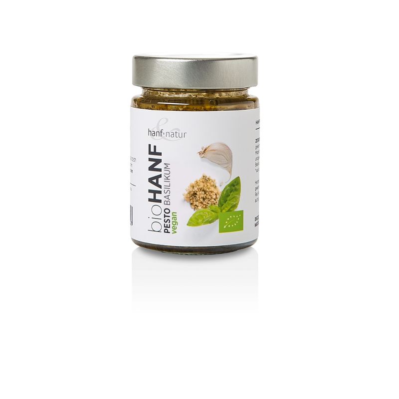 hanf & natur Bio Hanfpesto Basilikum - Produktbild