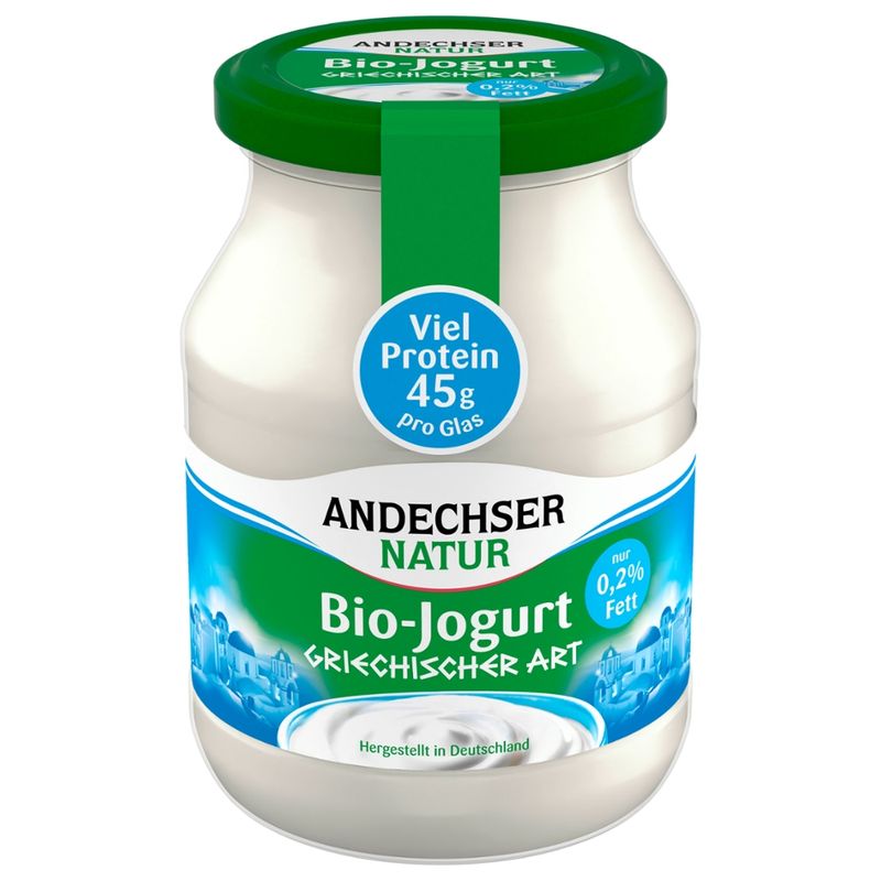 Andechser Natur Bio-Jogurt griechischer Art 0,2% - Produktbild