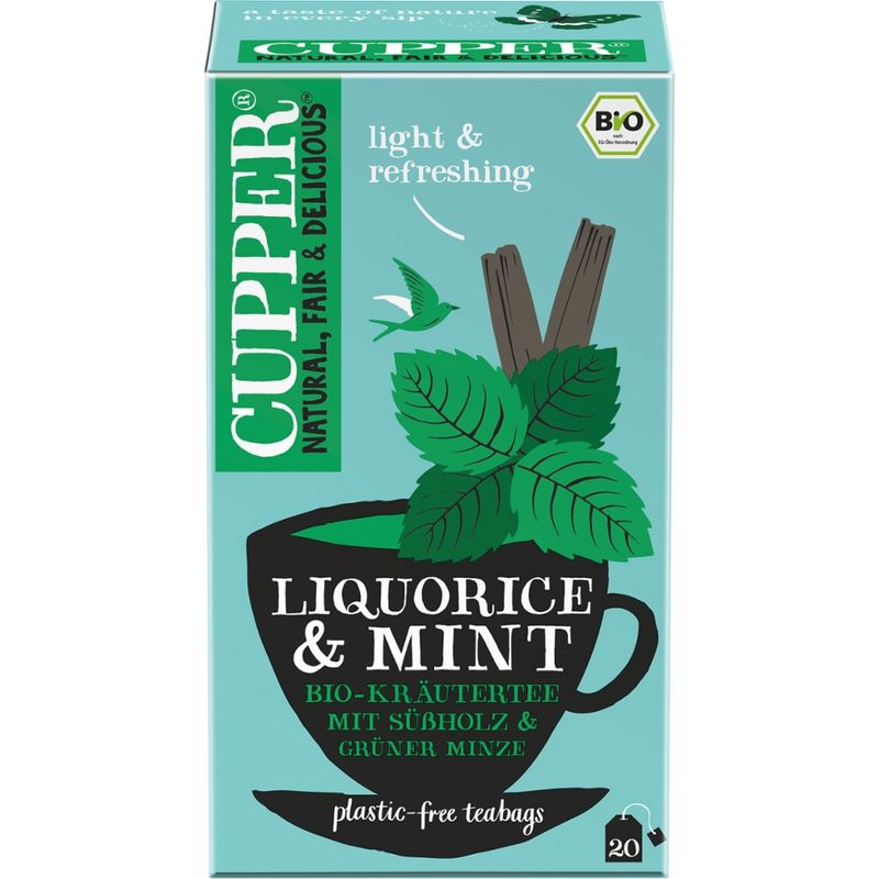 Cupper Süßholztee mit Minze - Produktbild