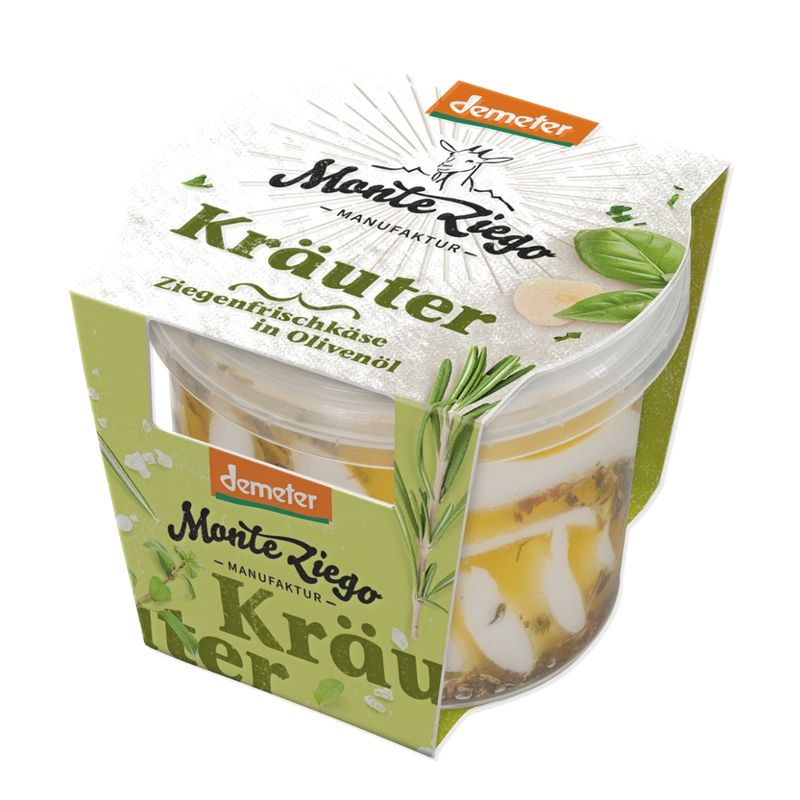 Monte Ziego Ziegenfrischkäse in Olivenöl & Kräuter SB - Produktbild