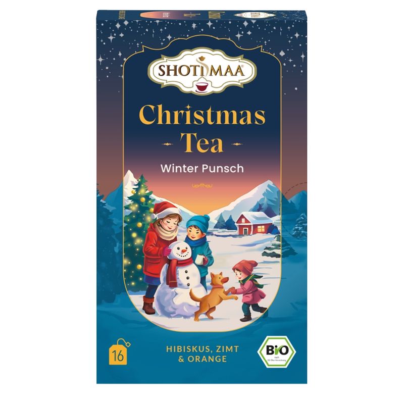 Shoti Maa Christmas Tea - Hibiskus, Zimt & Orange - Winterpunsch- - Produktbild