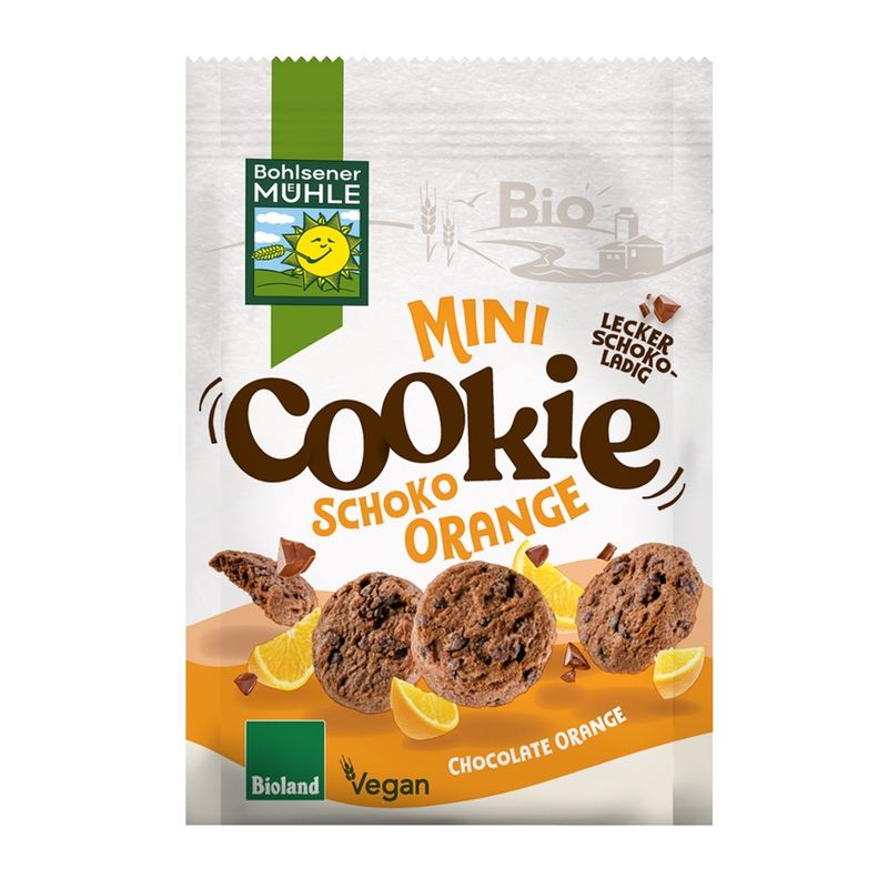 Bohlsener Mühle Mini Cookie Schoko Orange - Produktbild