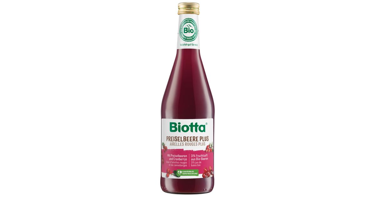 Biotta Preiselbeere Plus Bio | bio123