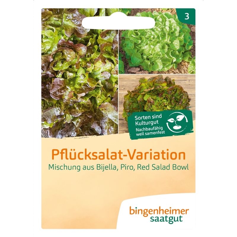 Bingenheimer Saatgut Pflücksalat-Variation - Pflücksalatmischung (Saatgut) - Produktbild