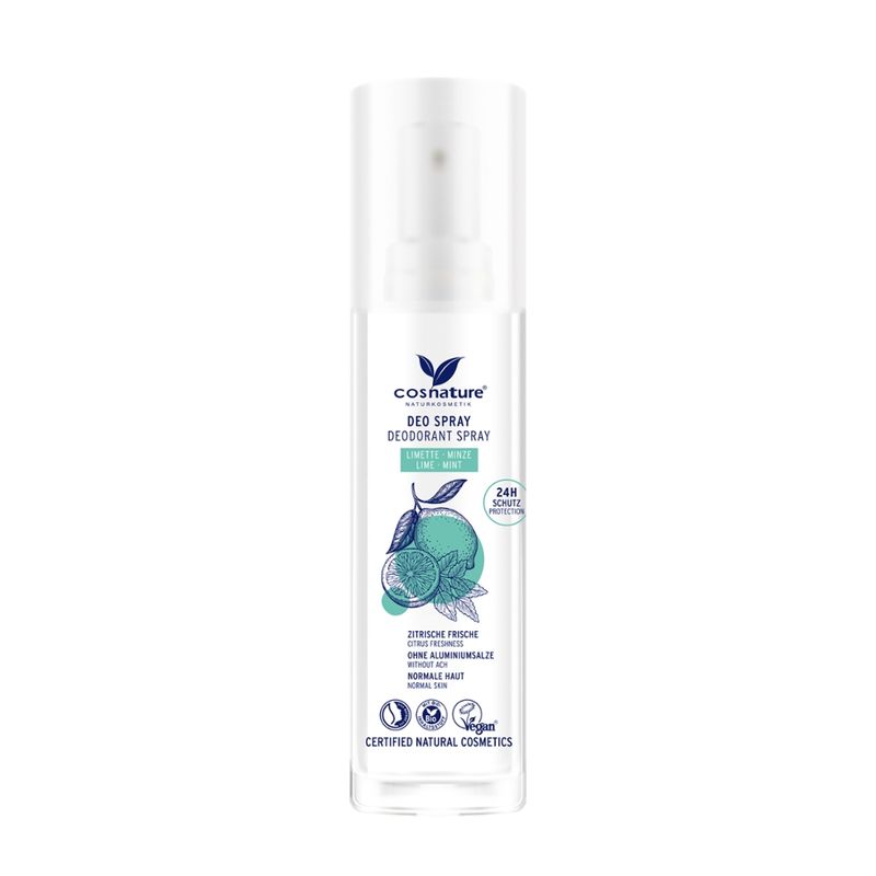 Cosnature  Deo Spray Limette & Minze 75 ml - Produktbild