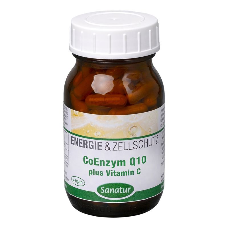Sanatur CoEnzym Q10 plus Vitamin C 100 Kapseln - Produktbild