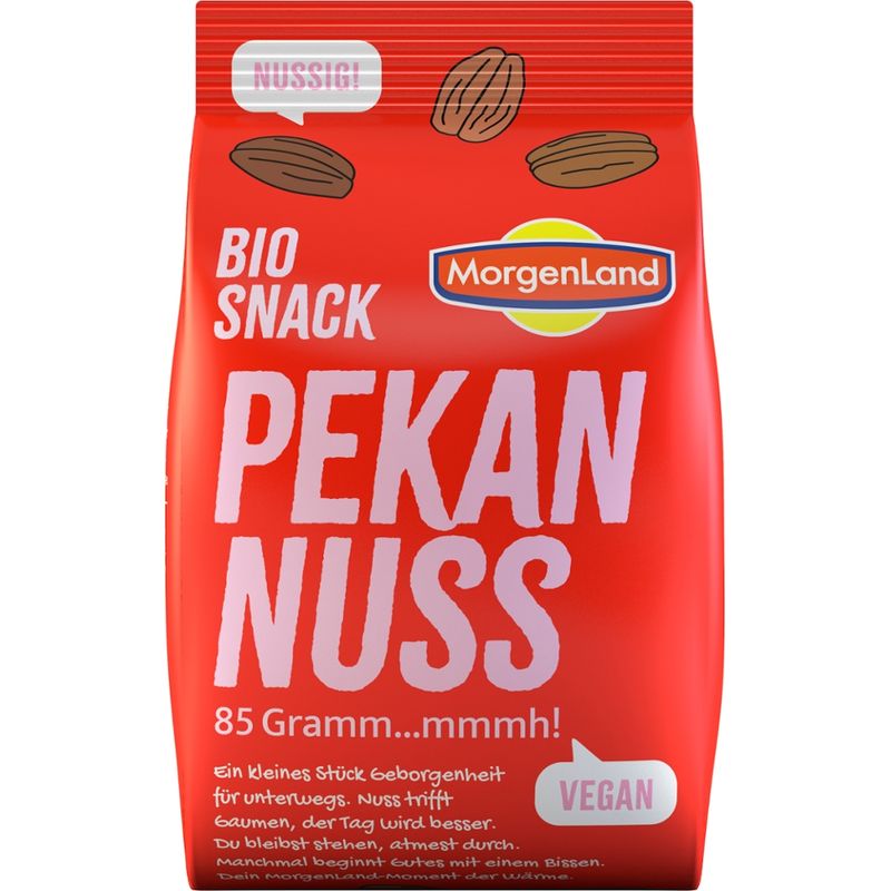 MorgenLand Bio Snack Pekannuss - Produktbild