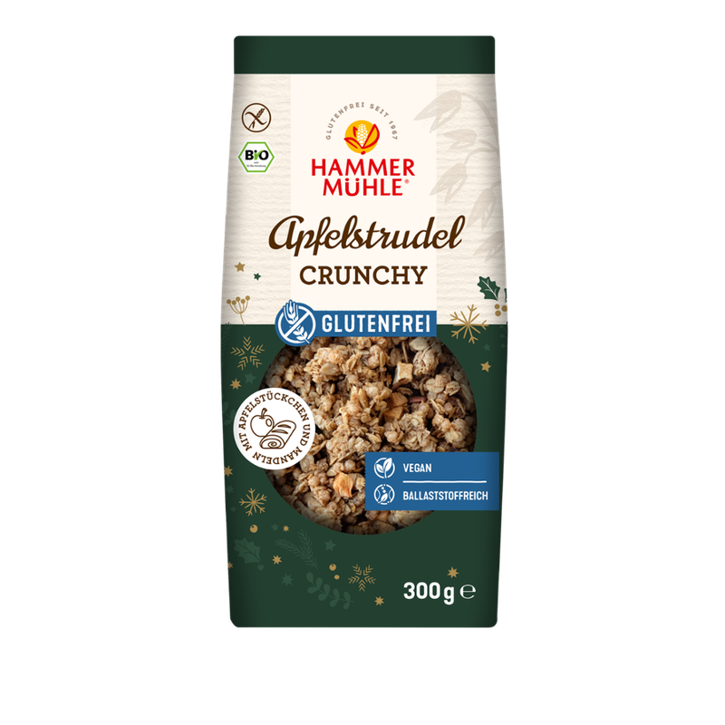 Hammermühle Bio Apfelstrudel Crunchy gf - Produktbild