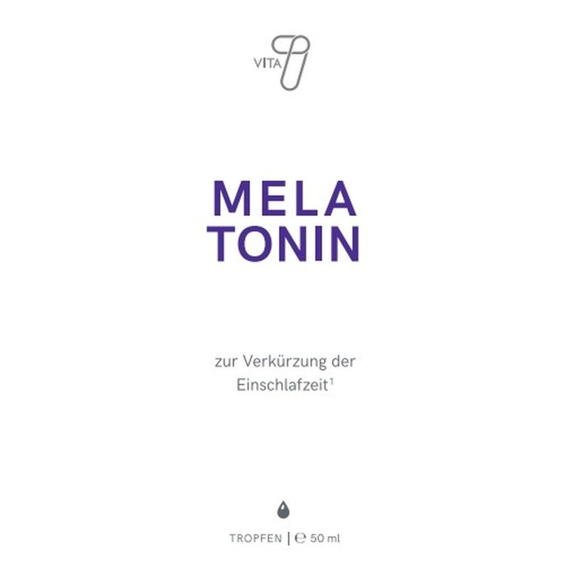 vita7 Melatonin Tropfen, 50 ml, ohne Alkohol - Produktbild