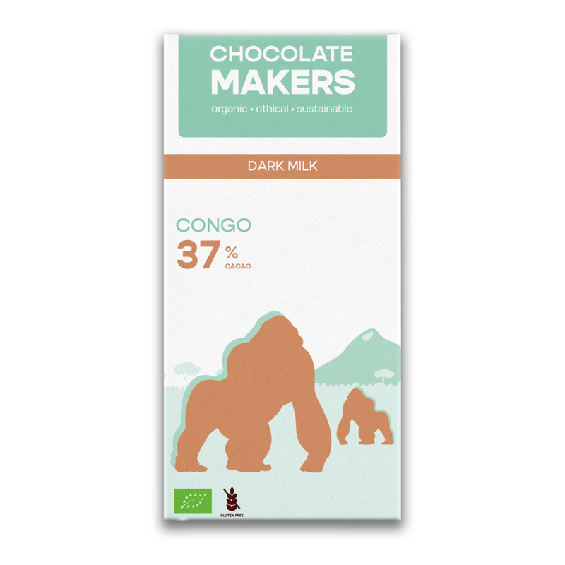 Chocolatemakers Kongo Dunkle Milch 37% - Produktbild