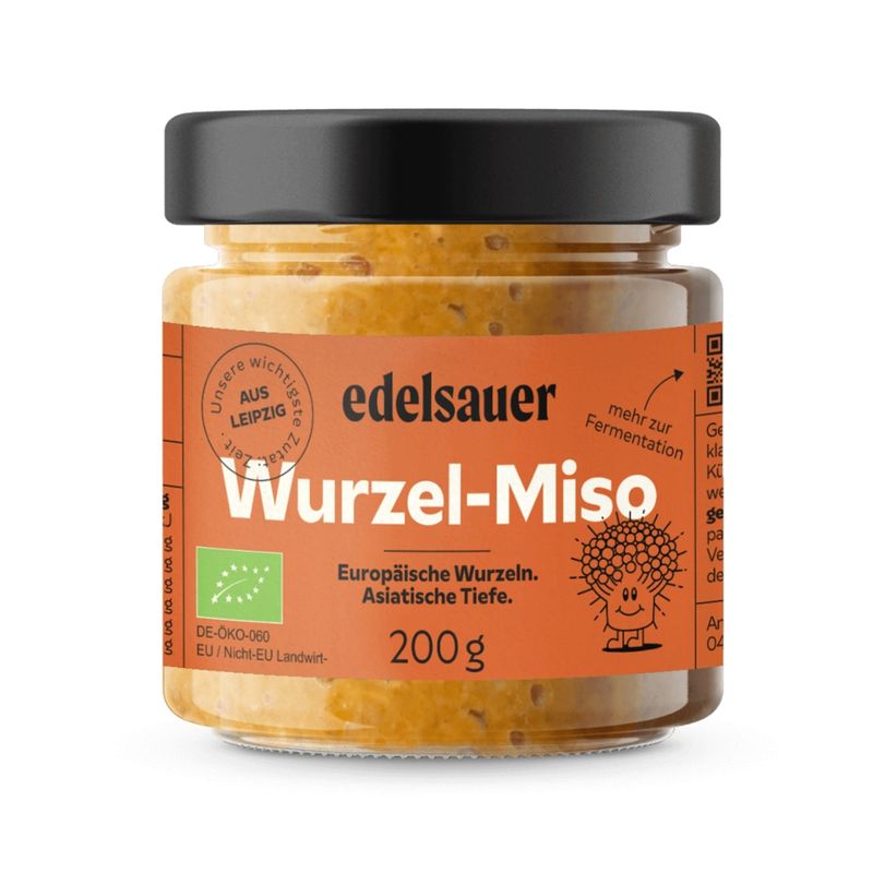 edelsauer Wurzel-Miso - der Brühwürfel unter den Misos - Produktbild