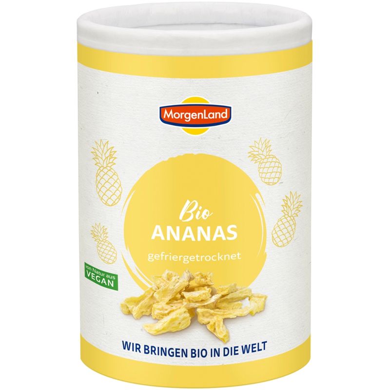 MorgenLand Bio Ananas gefriergetrocknet - Produktbild