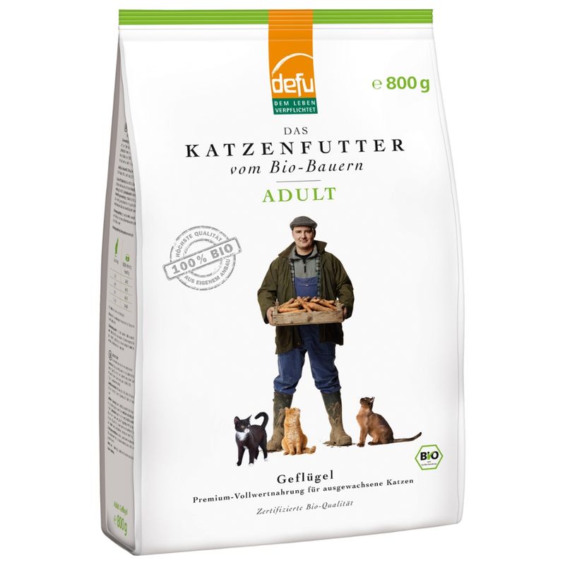 defu - Das Tierfutter vom Bio-Bauern Katze Adult Geflügel - Produktbild
