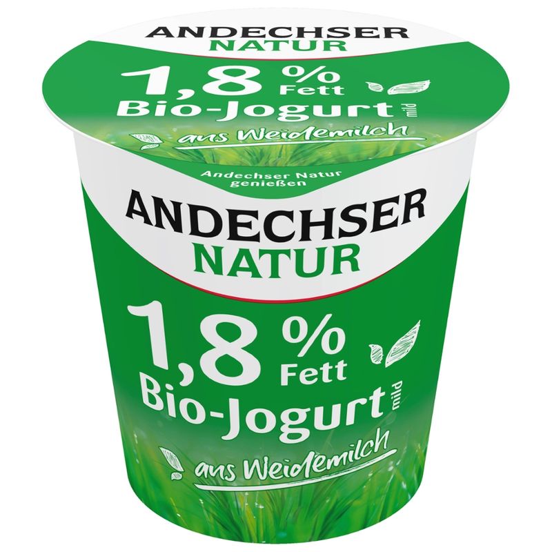 Andechser Natur Bio-Jogurt mild 1,8% - Produktbild
