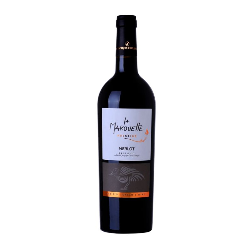 Jacques Frelin Vignobles SAS La Maison des Terroirs Vivants Rotwein, Marouette, 100% Merlot PRESTIGE, IGP Pays d'Oc, Frankreich - Produktbild