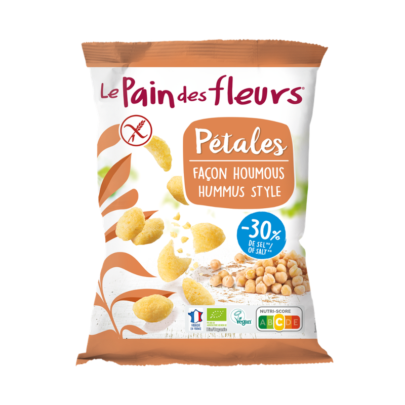 Blumenbrot Gepuffte Chips aus Bio Getreide Kichererbsen - Produktbild