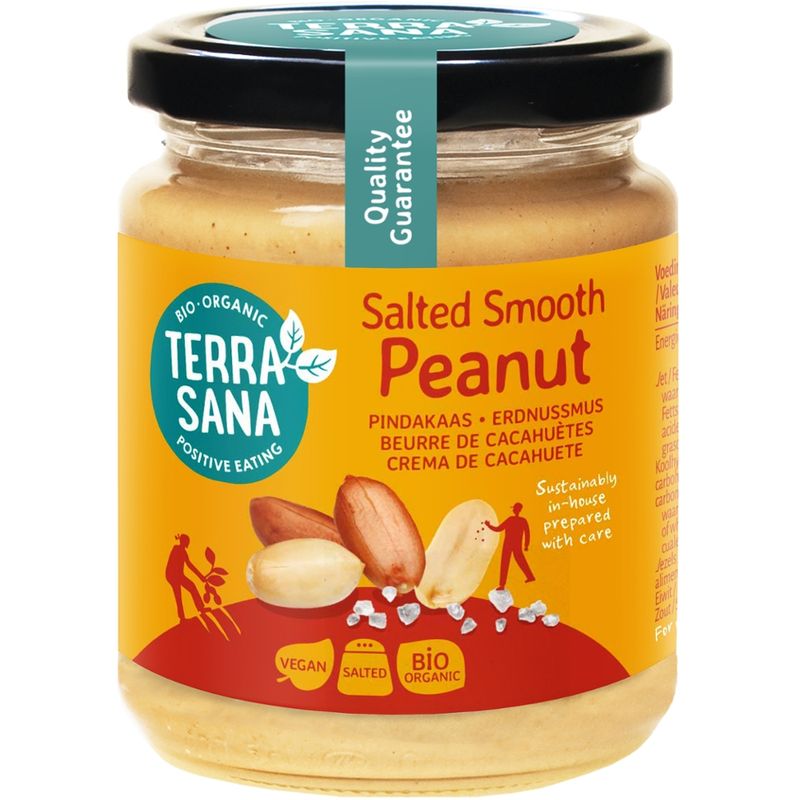 TerraSana Erdnussmus mit Steinsalz - Produktbild