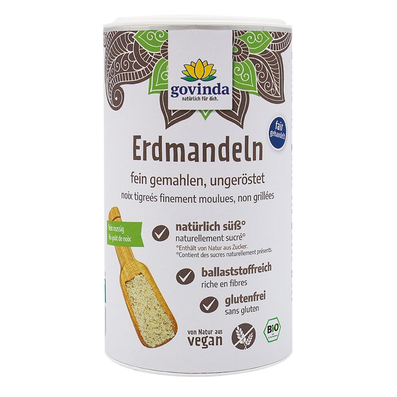 Govinda Erdmandeln gemahlen, ungeröstet - Produktbild
