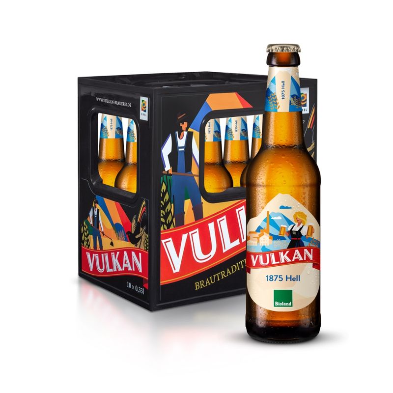 VULKAN Vulkan BIO 1875 Hell 10x0,33l LN - Produktbild