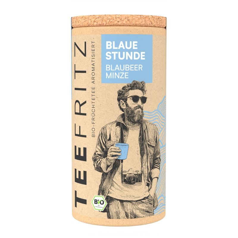 Biolotta TeeFritz Blaue Stunde - Bio Früchtetee mit Blaubeer-Minze - Produktbild
