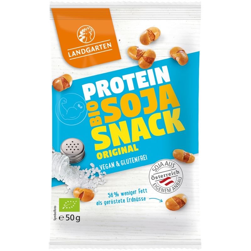 Landgarten Bio Soja Snack Original 50g - Produktbild
