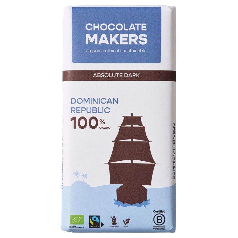 Chocolatemakers Dominikanische Republik Intensiv Dunkel 100% - Produktbild