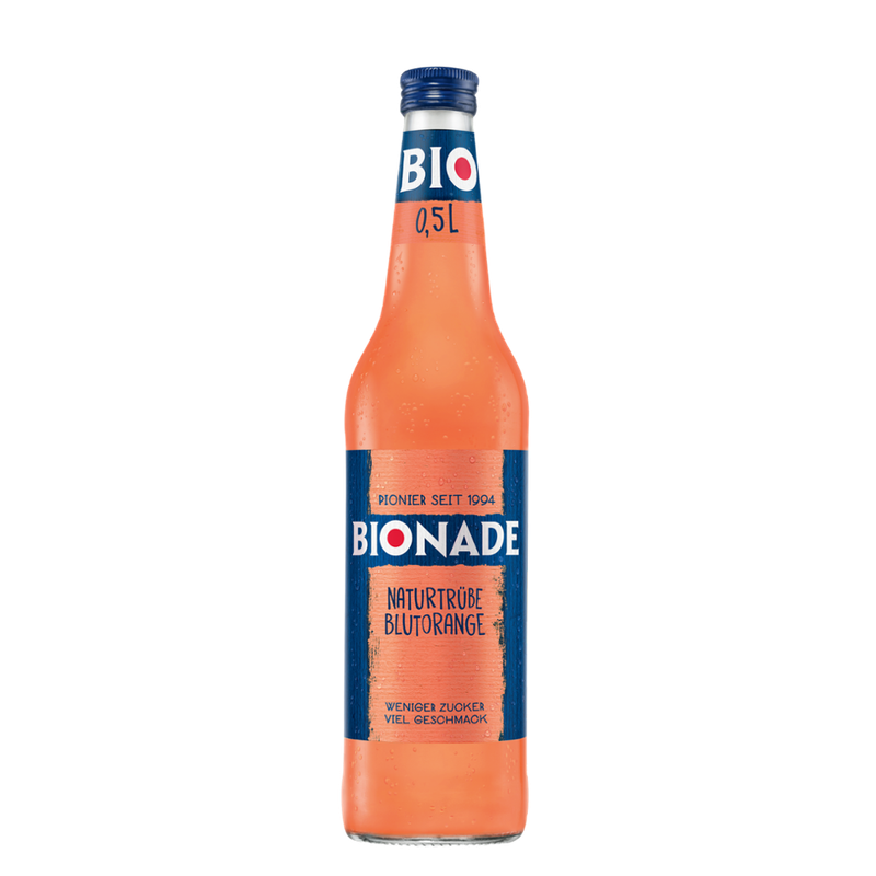 BIONADE Bionade Naturtrübe Blutorange Mehrweg Kasten 10x0,50 - Produktbild