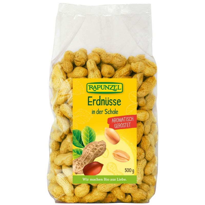Rapunzel Erdnüsse in der Schale geröstet - Produktbild