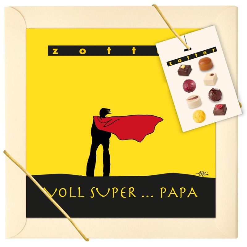 Zotter Schokolade Biofekt POP "Voll super…Papa" - Produktbild
