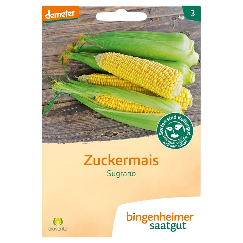 Bingenheimer Saatgut Sugrano - Zuckermais (Saatgut) - Produktbild