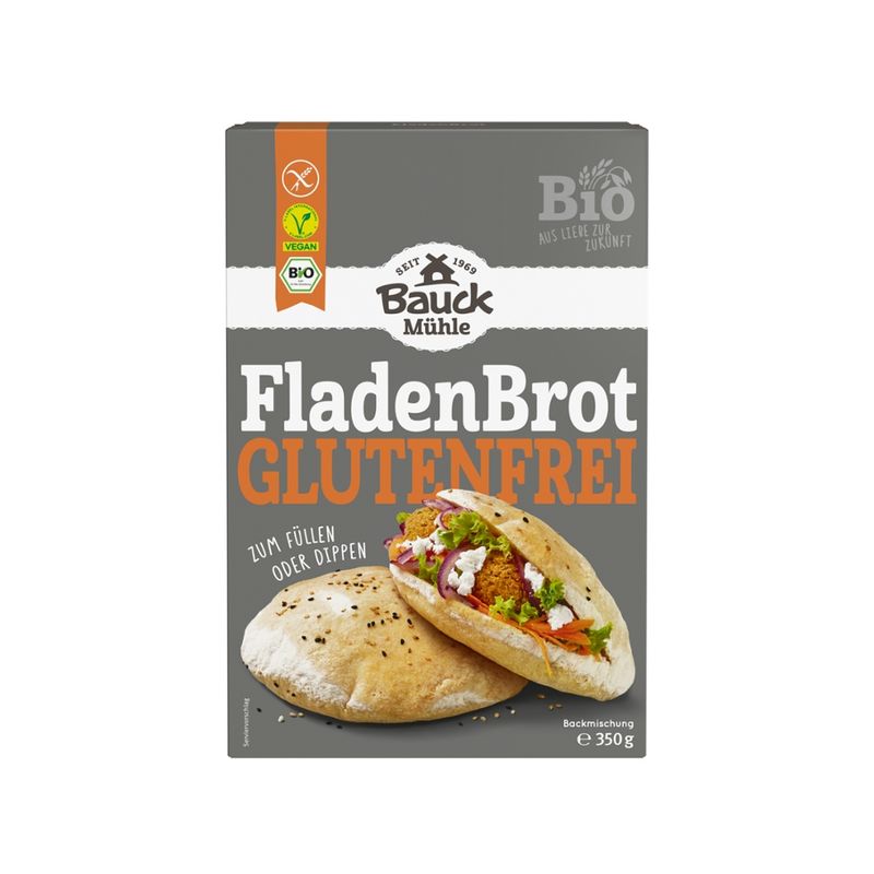 Bauck Mühle Fladenbrot 350g Bio gf - Produktbild