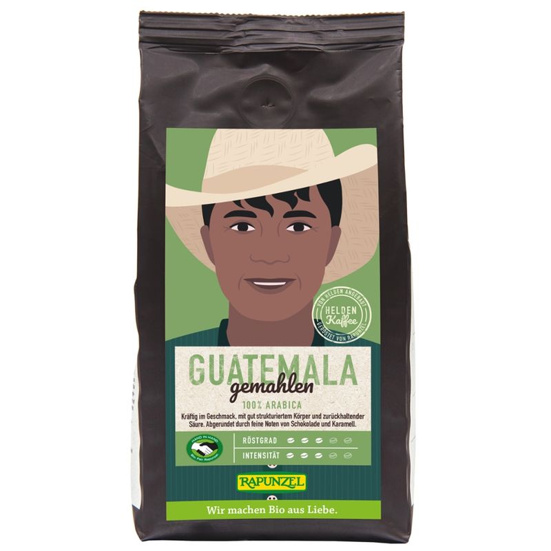 Rapunzel Heldenkaffee Guatemala, gemahlen HIH - Produktbild
