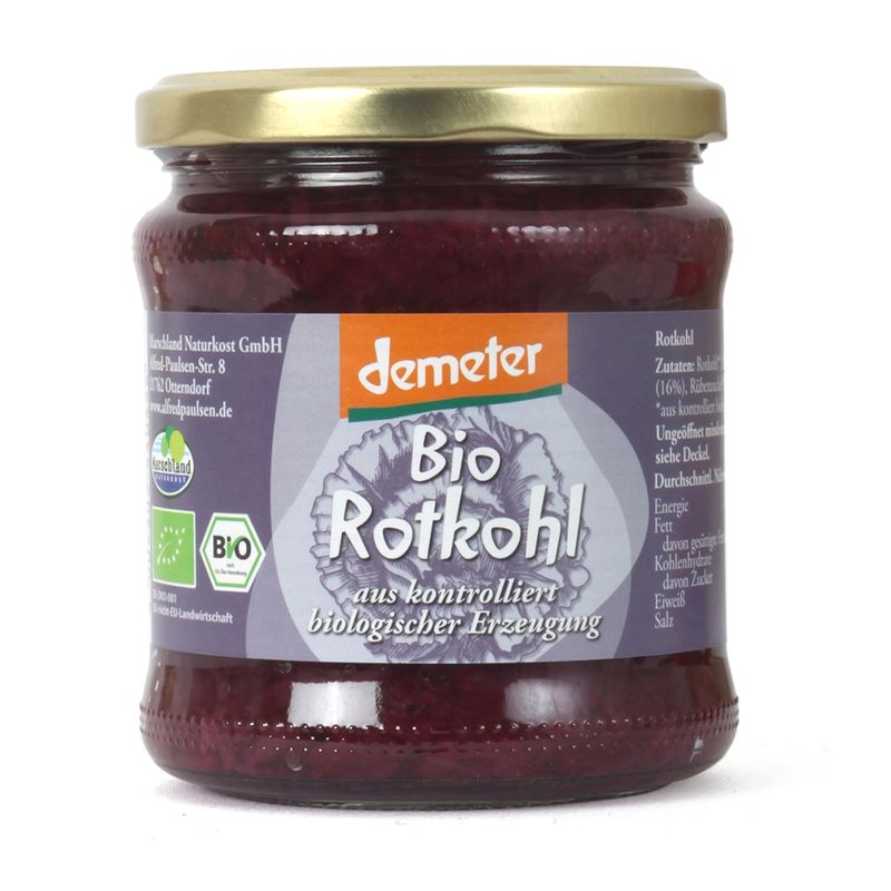 Marschland  demeter Bio-Rotkohl 370 ml Gl. MARSCHLAND - Produktbild