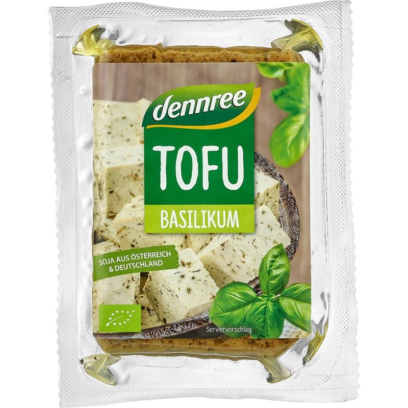 dennree Tofu Basilikum - Produktbild