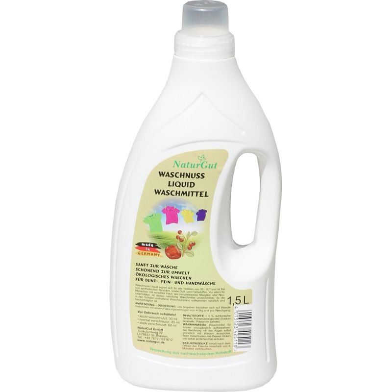 NaturGut Sapdu Clean Waschnuss Liquid Flüssig Waschmittel aus Indische Waschnüssen Ökologisch - Produktbild
