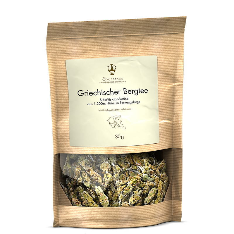 Ölkännchen Ölkännchen Griechischer Bergtee Sideritis Clandestina, Parnongebirge GR 30g-Tüte - Produktbild