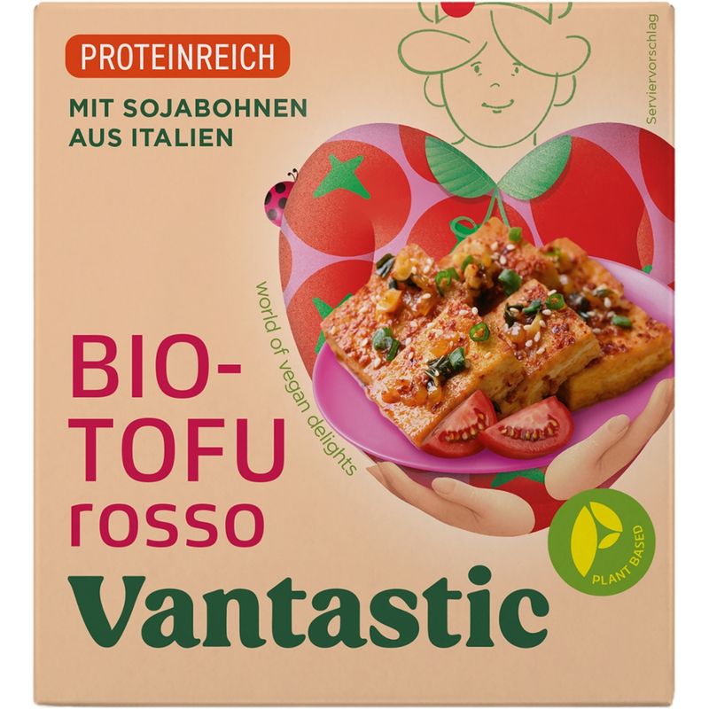 Vantastic Vantastic Tofu Rosso, BIO, 200g - Produktbild