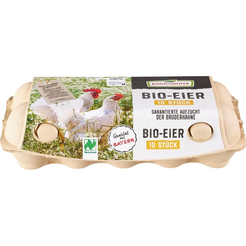Königshofer Regional Bayern Bruderhahn-Eier, 10 Stück, aus Bayern - Produktbild