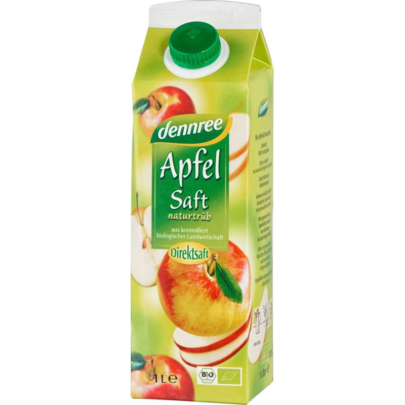 dennree Apfelsaft naturtrüb - Produktbild