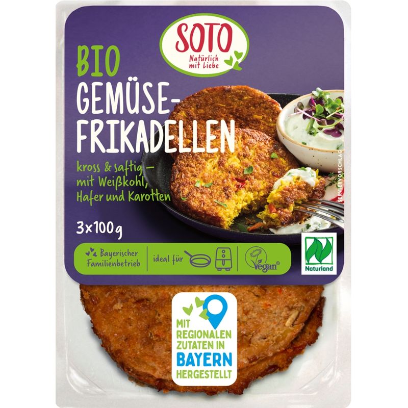 SOTO Bio Gemüsefrikadellen - Produktbild