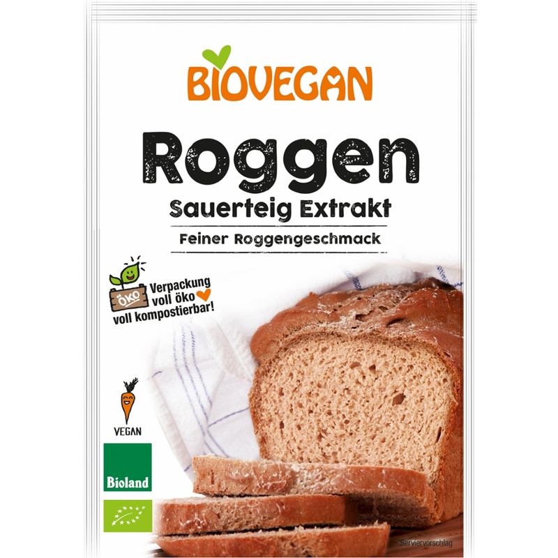 Biovegan Roggen Sauerteig Extrakt, BIO - Produktbild