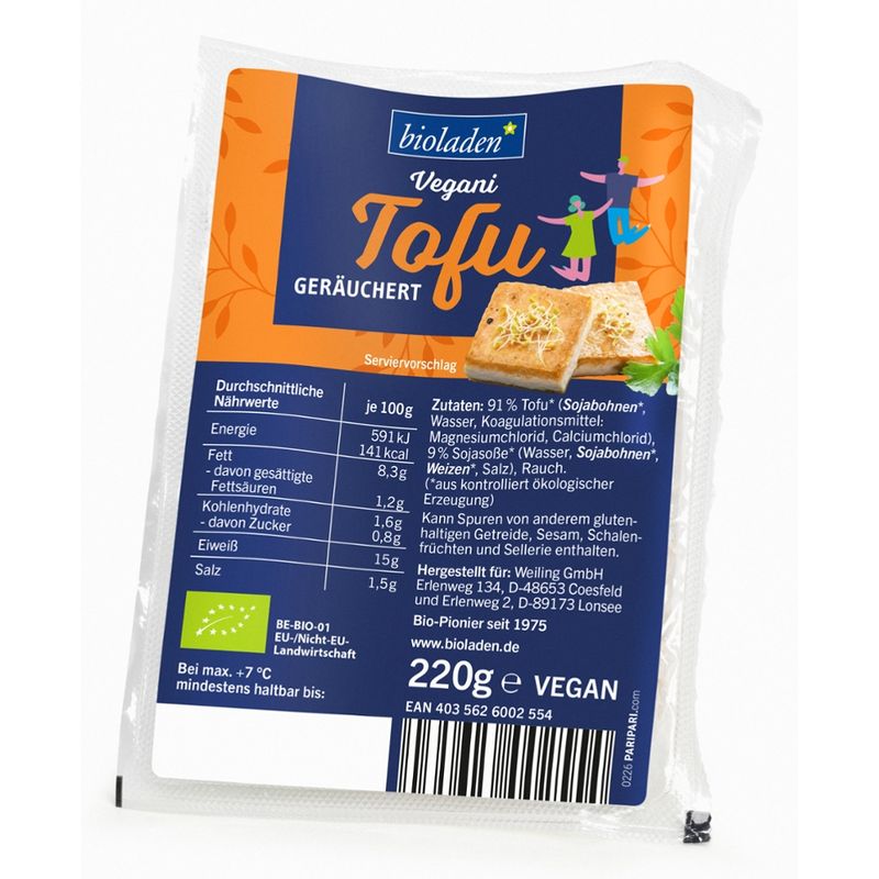 bioladen Tofu geräuchert - Produktbild