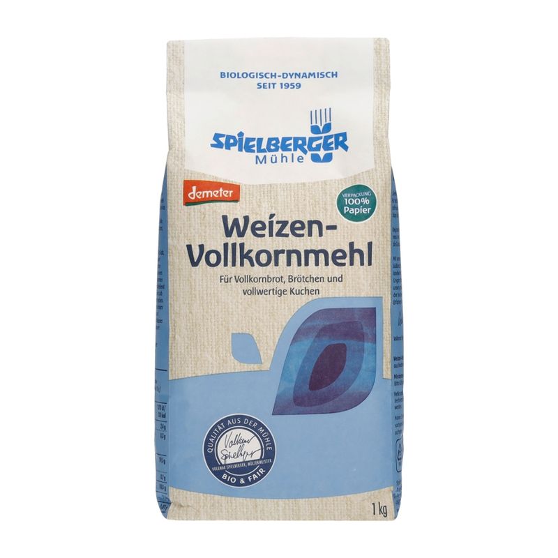 Spielberger Mühle Weizen-Vollkornmehl, demeter - Produktbild